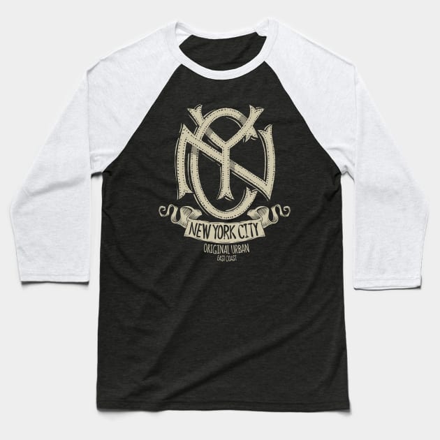 New York City original urban Baseball T-Shirt by swaggerthreads